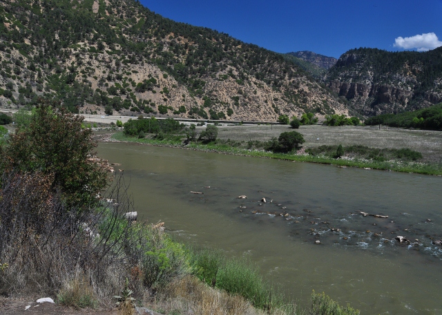 the Glenwood Canyon bike path